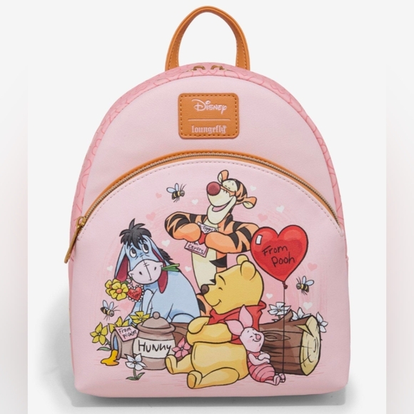 Loungefly Handbags - Disney Loungefly Winnie The Pooh & Friends Valentine's Day 2026 Mini Backpack
